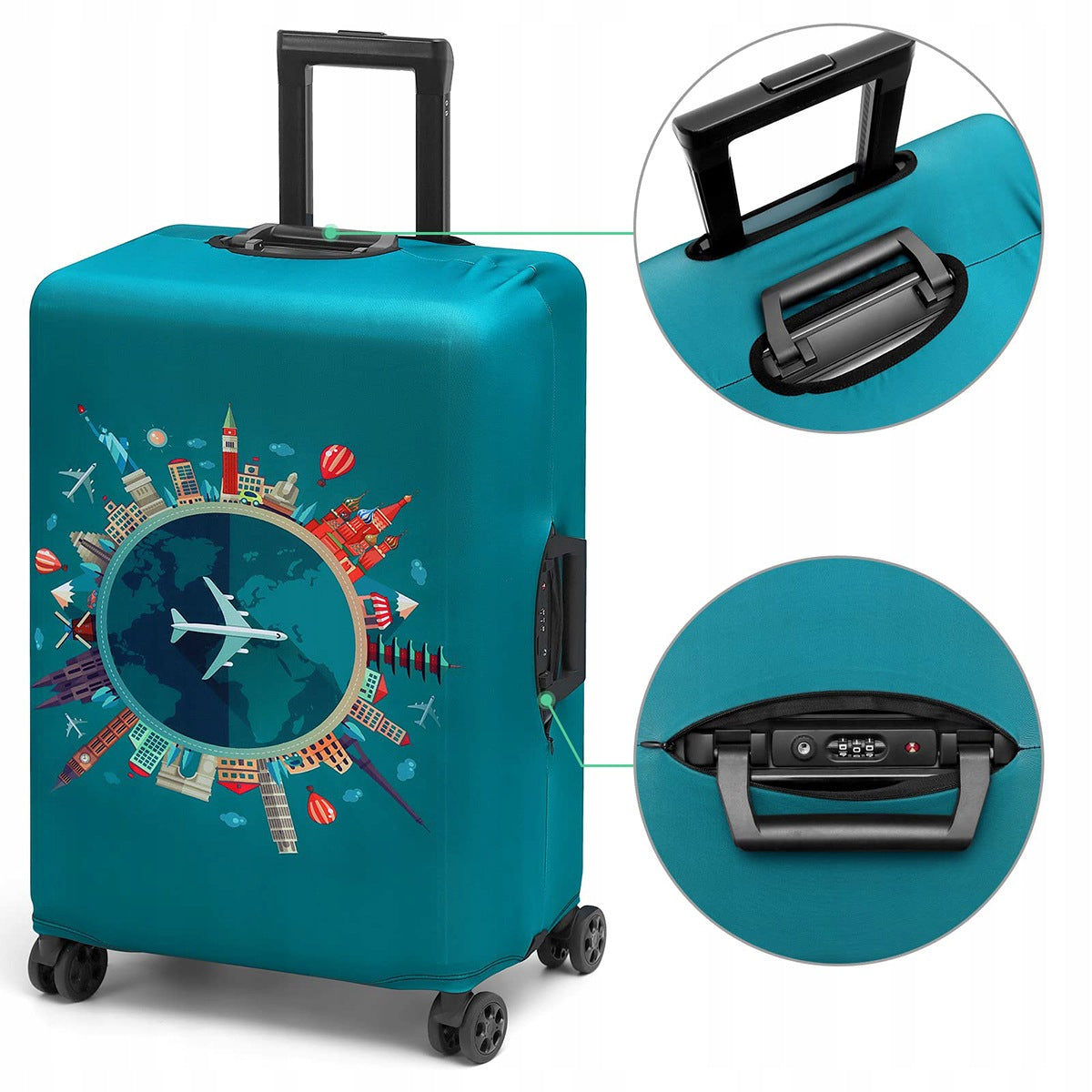 PROTECTIVE CASE FOR TRAVEL SUITCASE LUGGAGE CASE L 80x54x33 Packaging status original