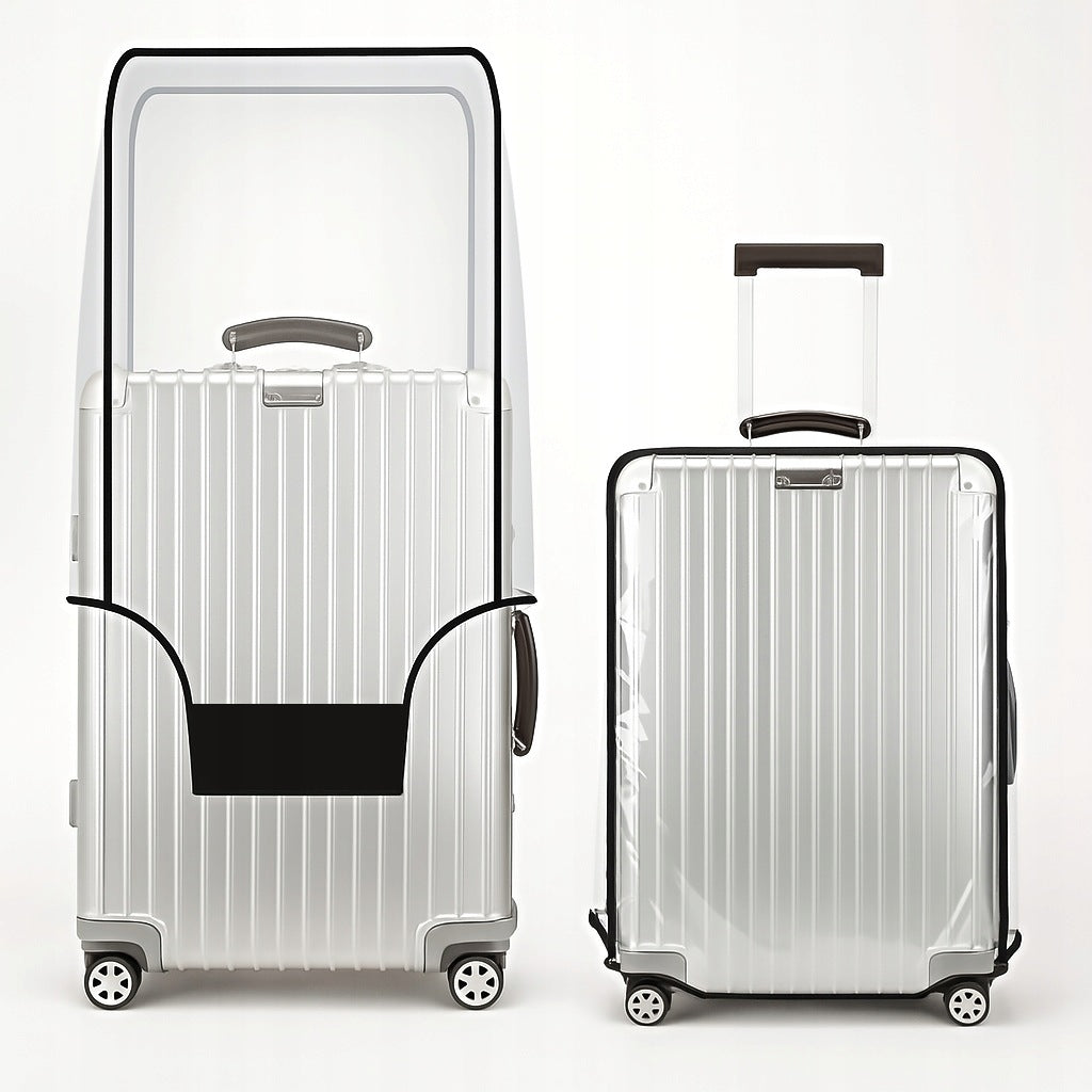 PROTECTIVE COVER FOR MEDIUM TRAVEL SUITCASE CASE LUGGAGE TRANSPARENT Packaging status original