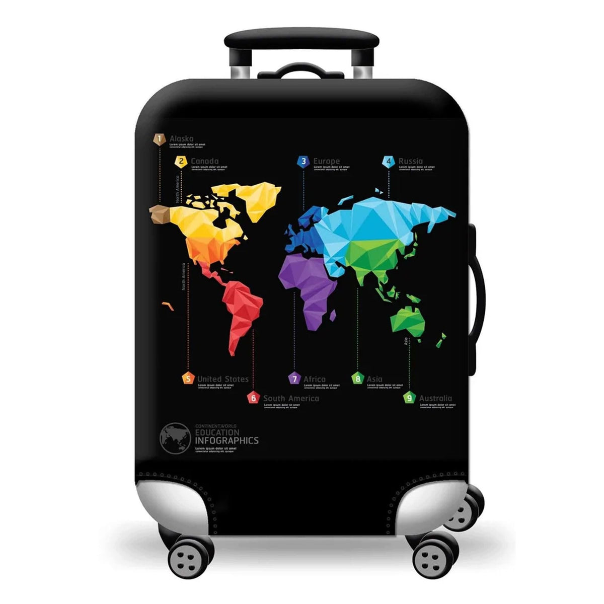 PROTECTIVE COVER FOR SUITCASE ELASTIC COVER FOR SUITCASE