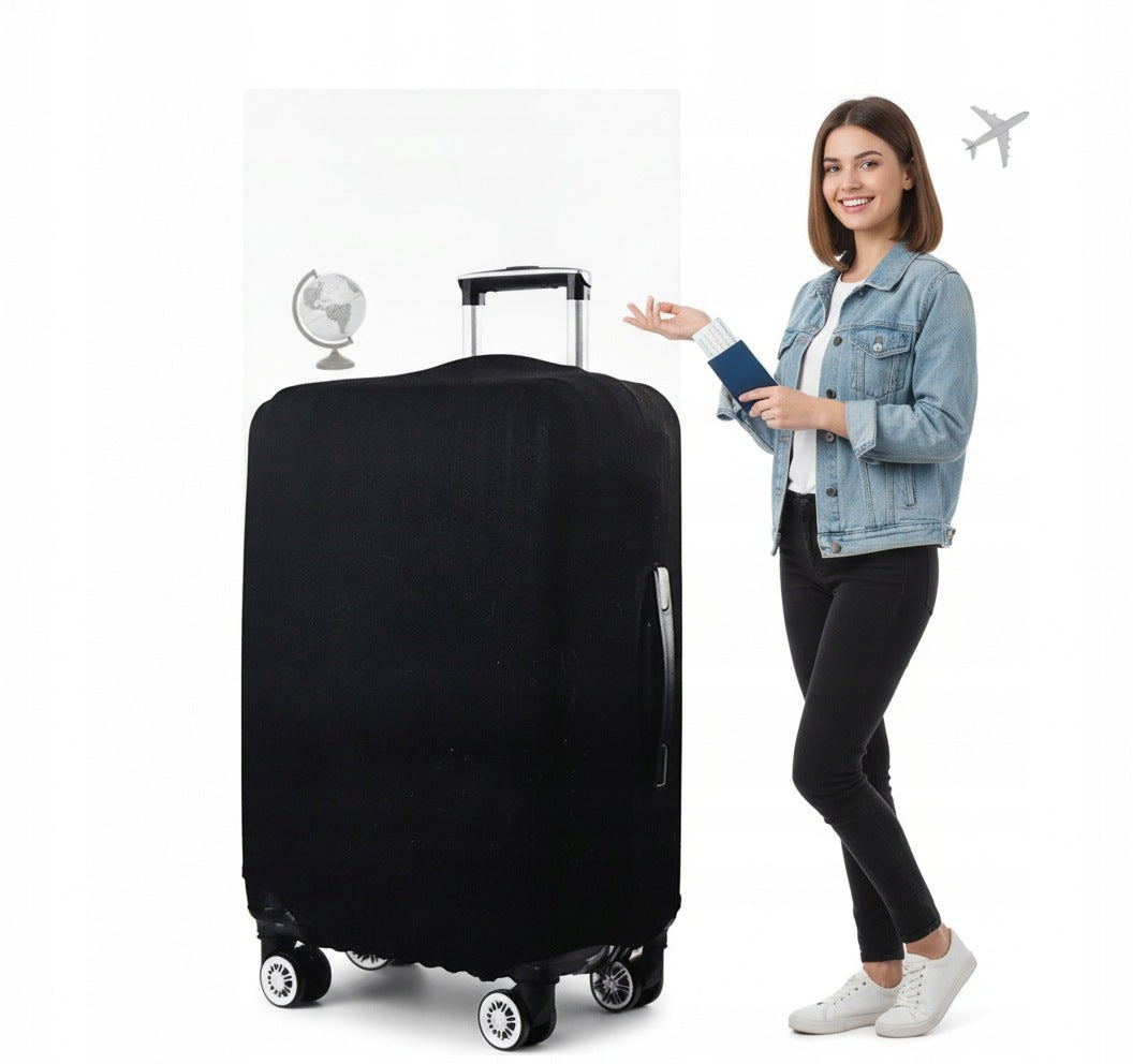PROTECTIVE COVER FOR SUITCASE M BLACK SPRINGOS
