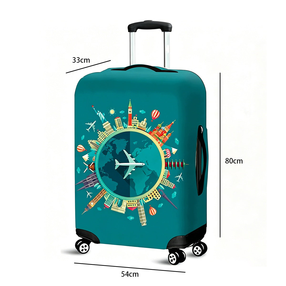 PROTECTIVE COVER FOR TRAVEL CASE DURABLE 80X54X33CM NEW Packaging status original