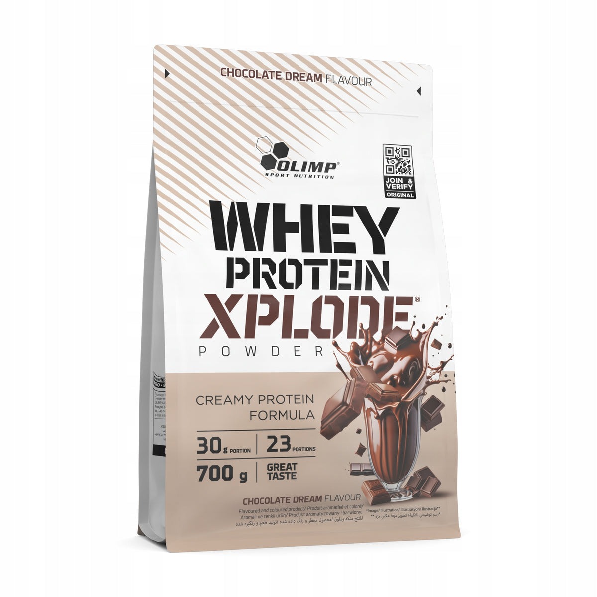PROTEIN SUPPLEMENT WPC PROTEIN BLEND OLIMP POWDER 700 G CHOCOLATE FLAVOUR