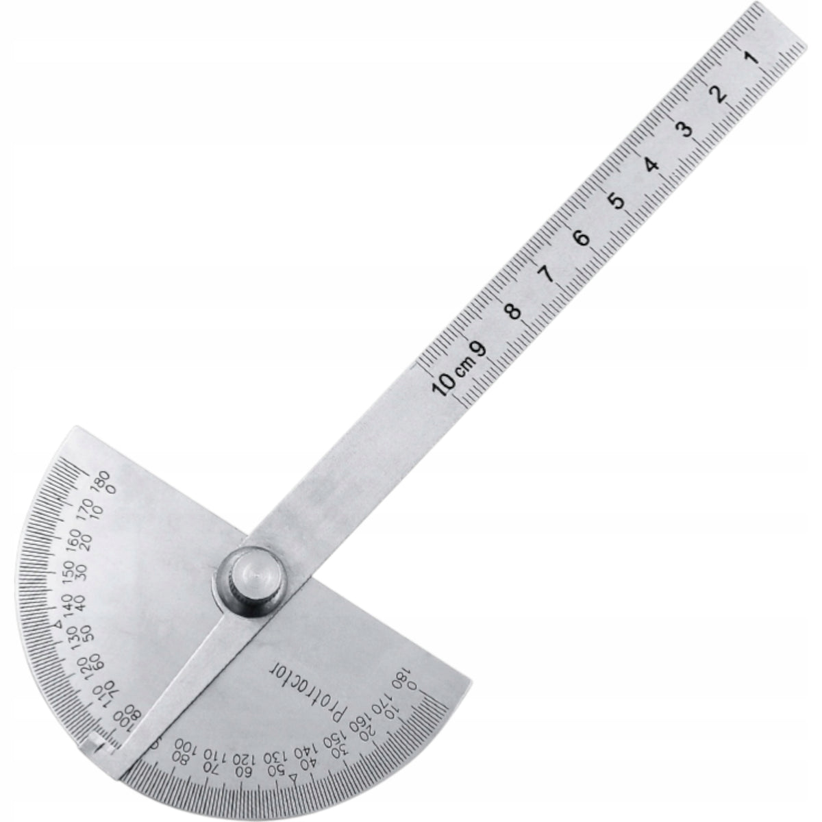 PROTRACLATOR 0-180 ADJUSTABLE UNIVERSAL DIAL L100 RULE