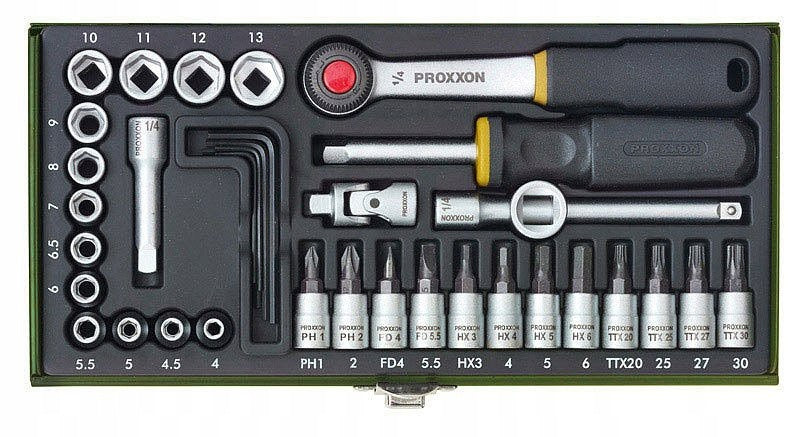 PROXXON PR23080 Socket wrench set 36 pcs