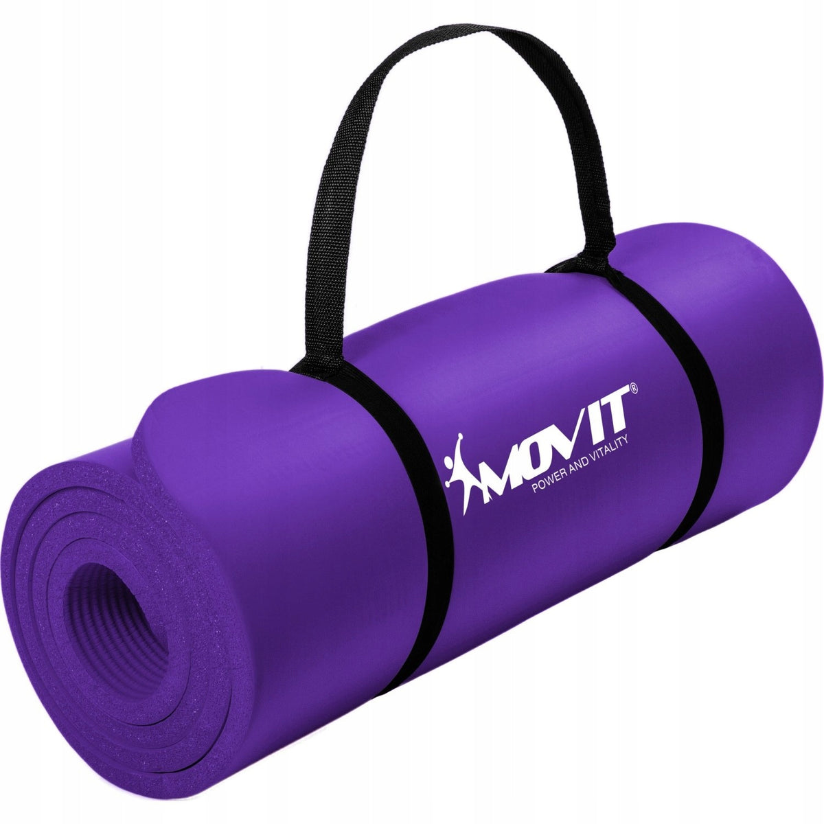 PURPLE YOGA FITNESS GYMNASTICS EXERCISE MAT