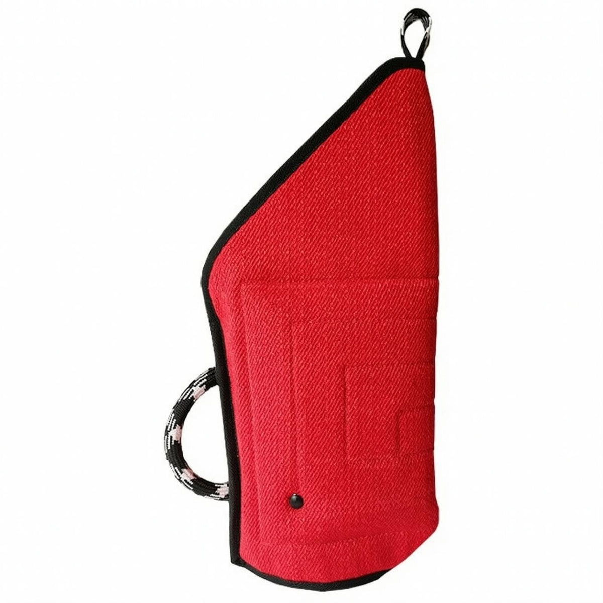Padded Polyester Dog Bite Sleeve with Hanging Loop for Handler Red