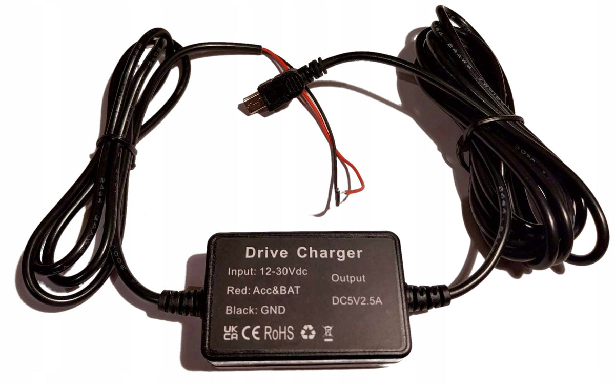 Parking Mode Power Supply, Mini USB Car Power Adapter for DVRs