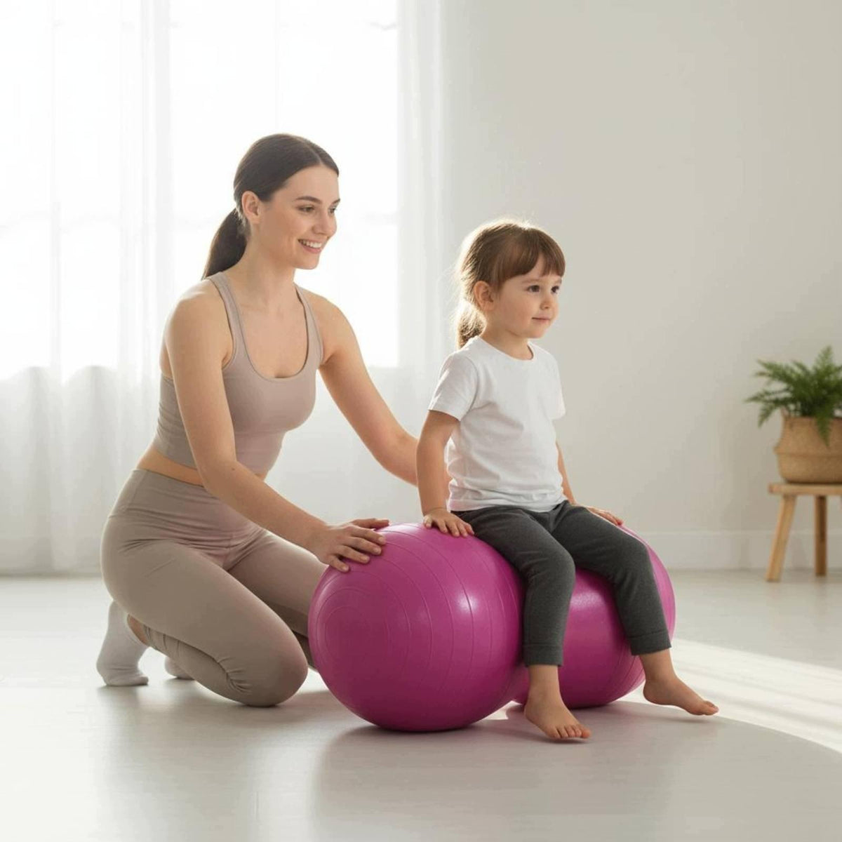 Peanut Ball Anti Rupture Peanut Shaped Exercise Ball Thickened Red Standard Packaging status original