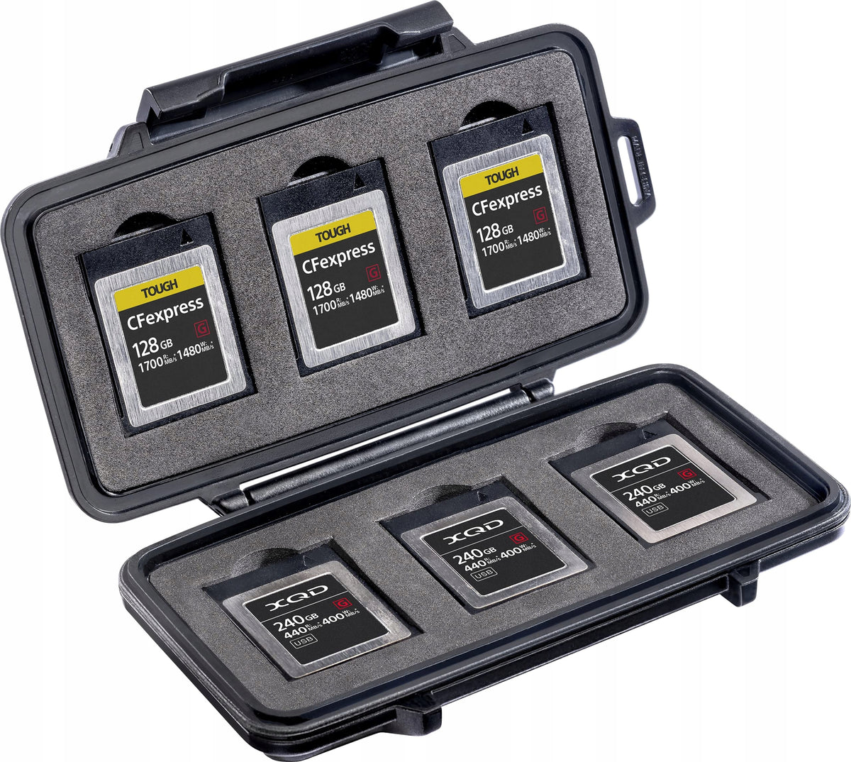 Peli 0965 CFexpress memory card case Model 009650-0100-110E
