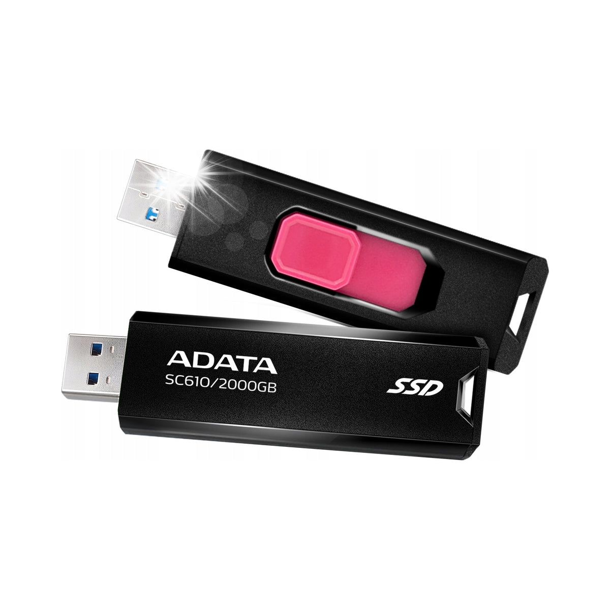 Pendrive ADATA External SSD SC610 2 TB USB3.2A Gen2 black