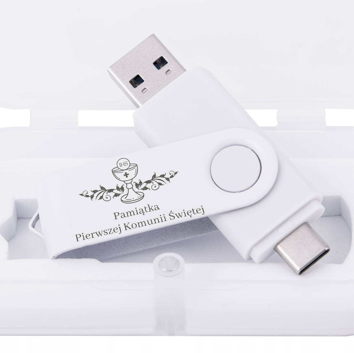 Pendrive for Communion and Holy Communion 8 GB 2.0 USB-C Communion ENGRAVING + BOX
