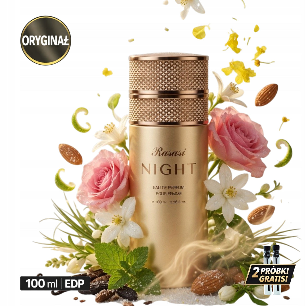 Perfume Night Rasasii + 2 Samples FREEBIE