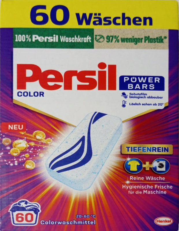 Persil Power Bars Color Washing Tablets 60 Pack