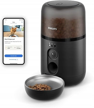 Philips Automatic Intelligent Pet Food Feeder Camera Movement Brand Philips