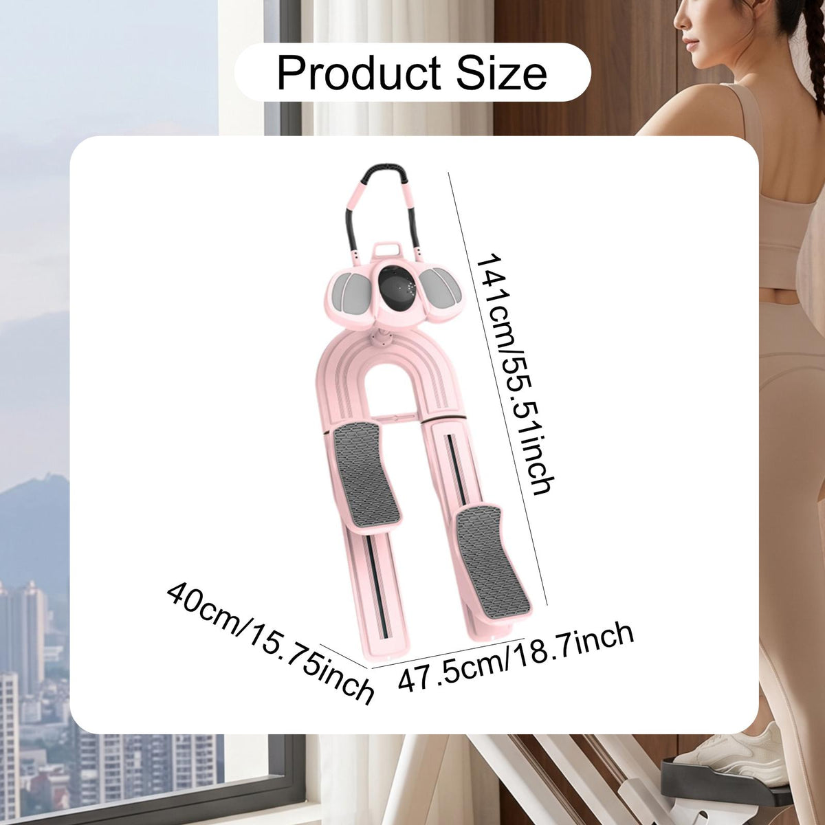 Pilates Reformer Machine Pilates Board Professional Sliding Reformer Pink Packaging status original