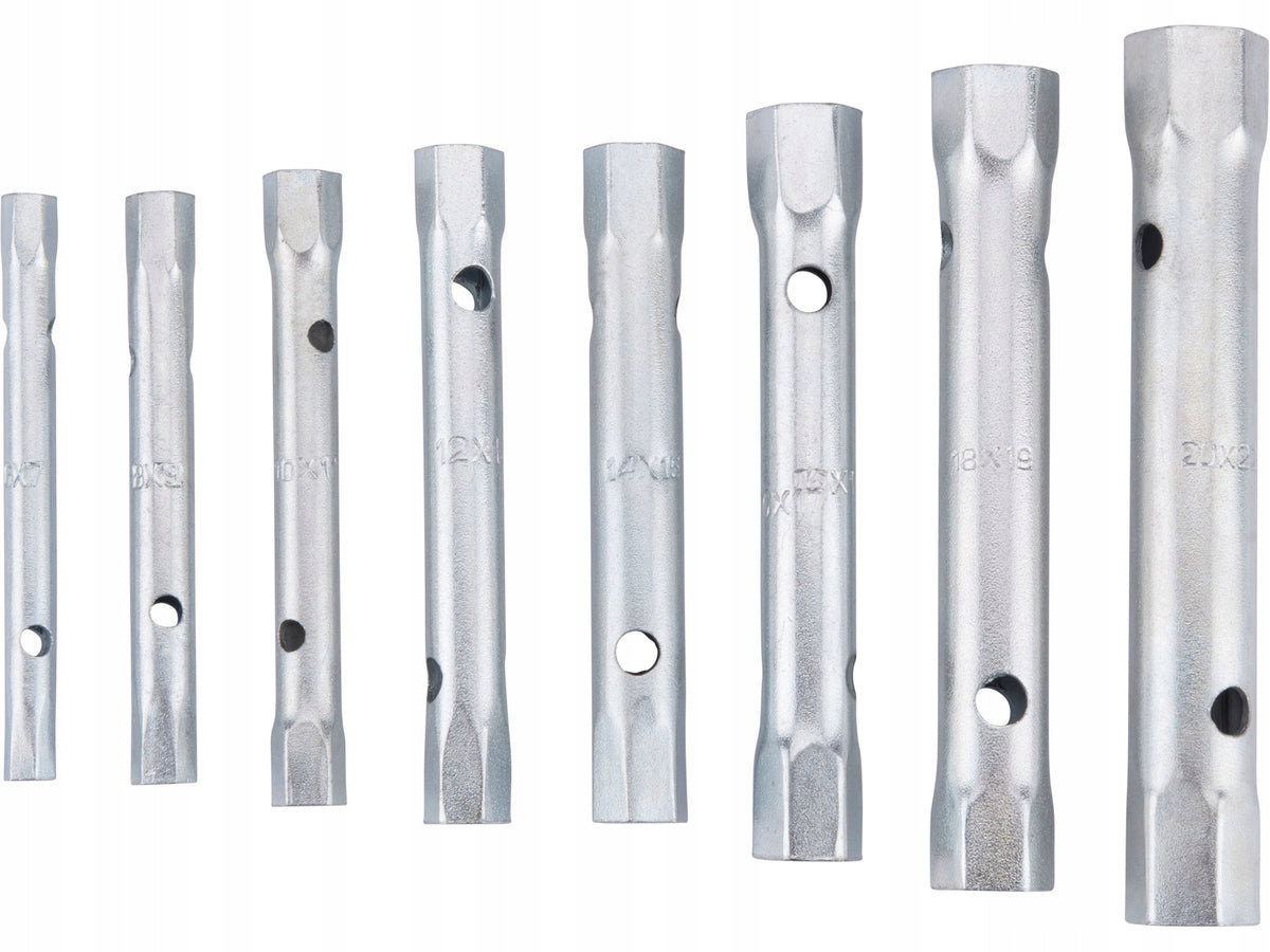 Pipe Wrenches 6-22mm Key Set 8 Pack + CASE +2 Key Holders Packaging status original