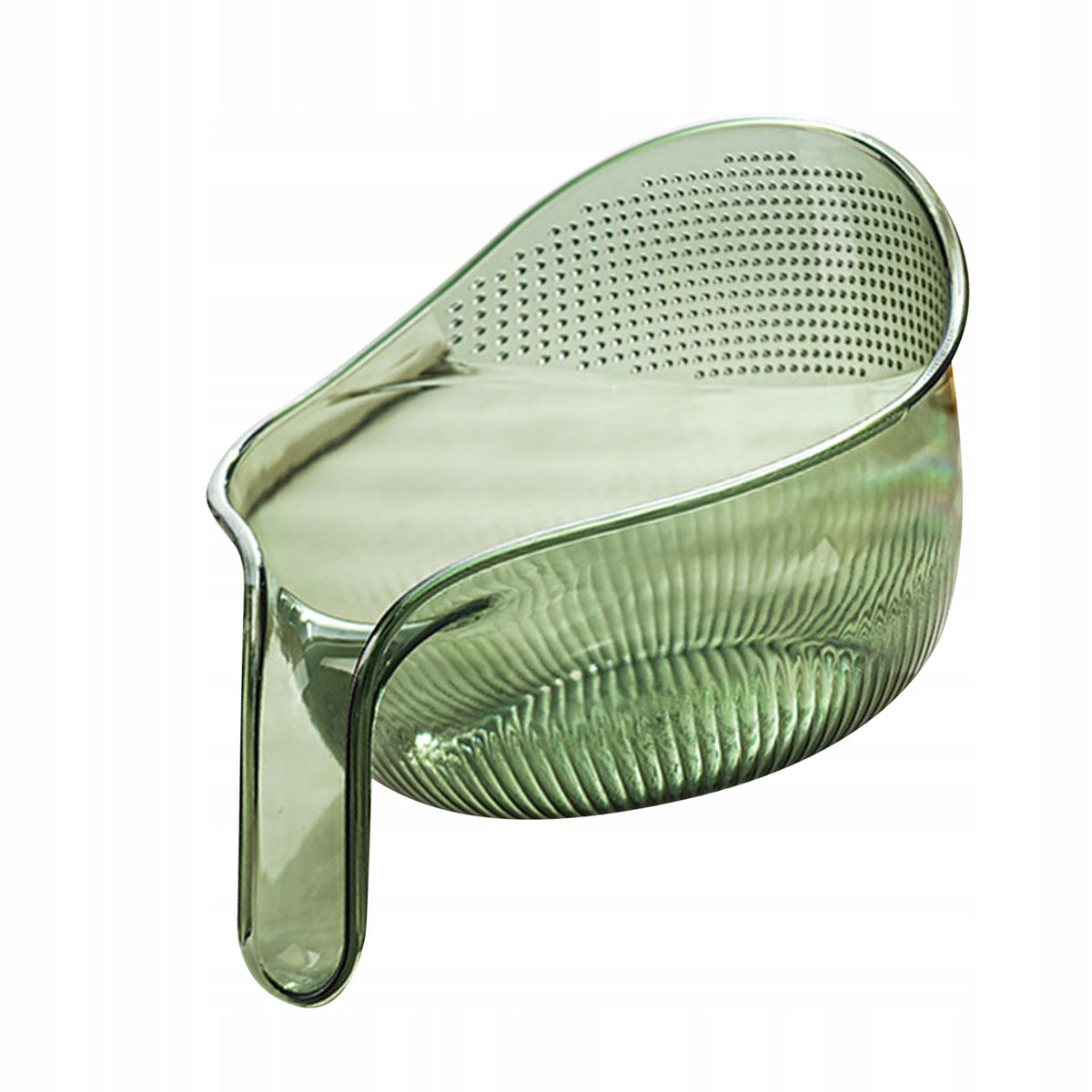 Plastic Rice Strainer with Handle for Vegetable Bean 2G