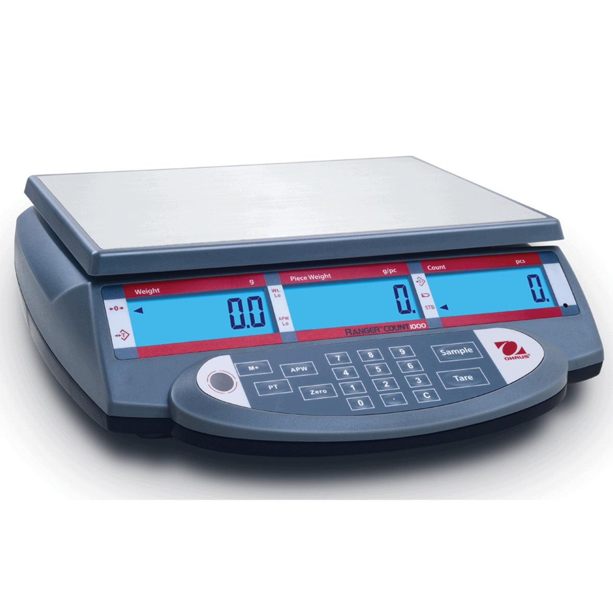 Platform scale counting OHAUS 30kg/2g Ranger Count 1000 with battery