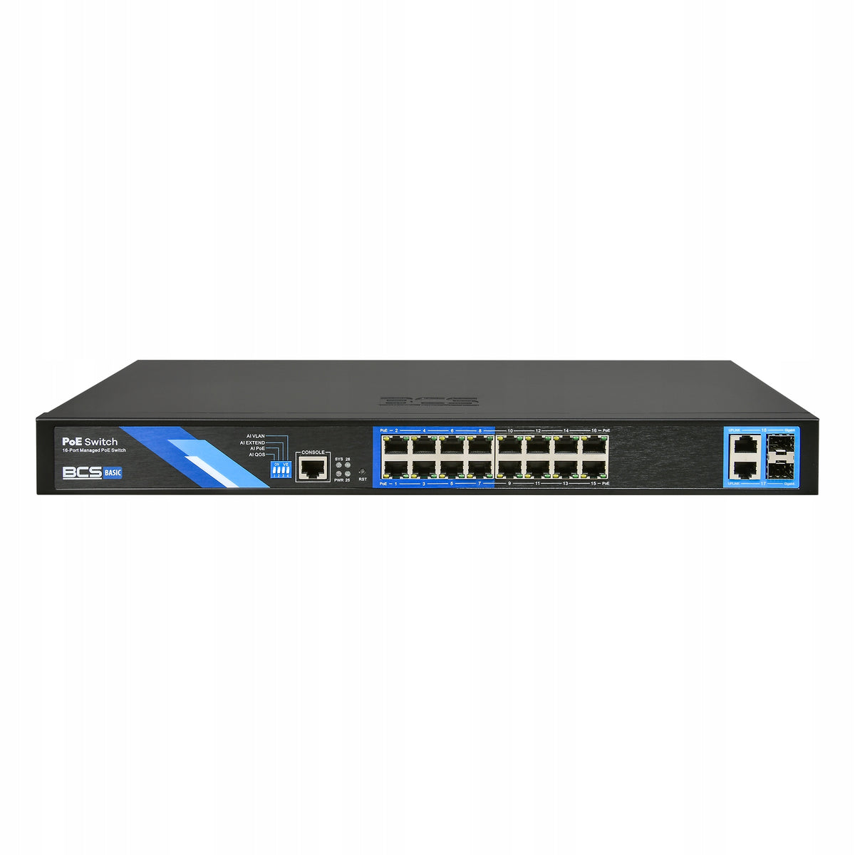 PoE Switch BCS-B-SP1602G-2SFP-M 18-Port