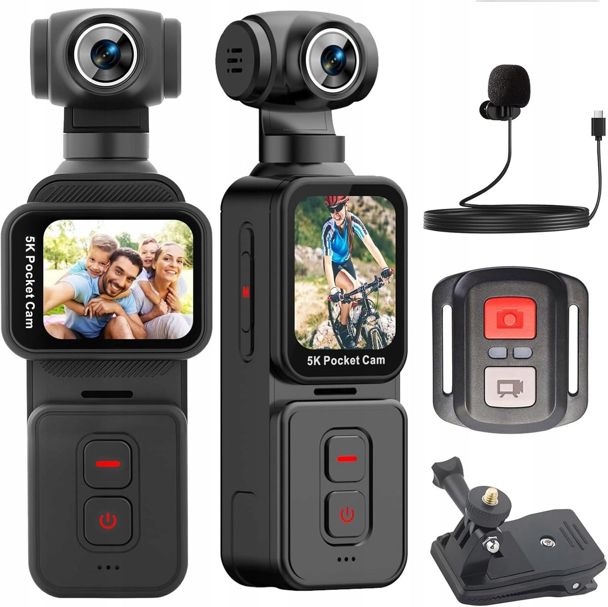Pocket Cam 5K Rotating Large Accessory Set