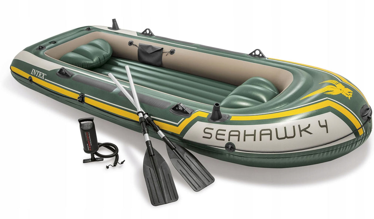 Pontoon Seahawk 4 seater paddle pump Intex 68351