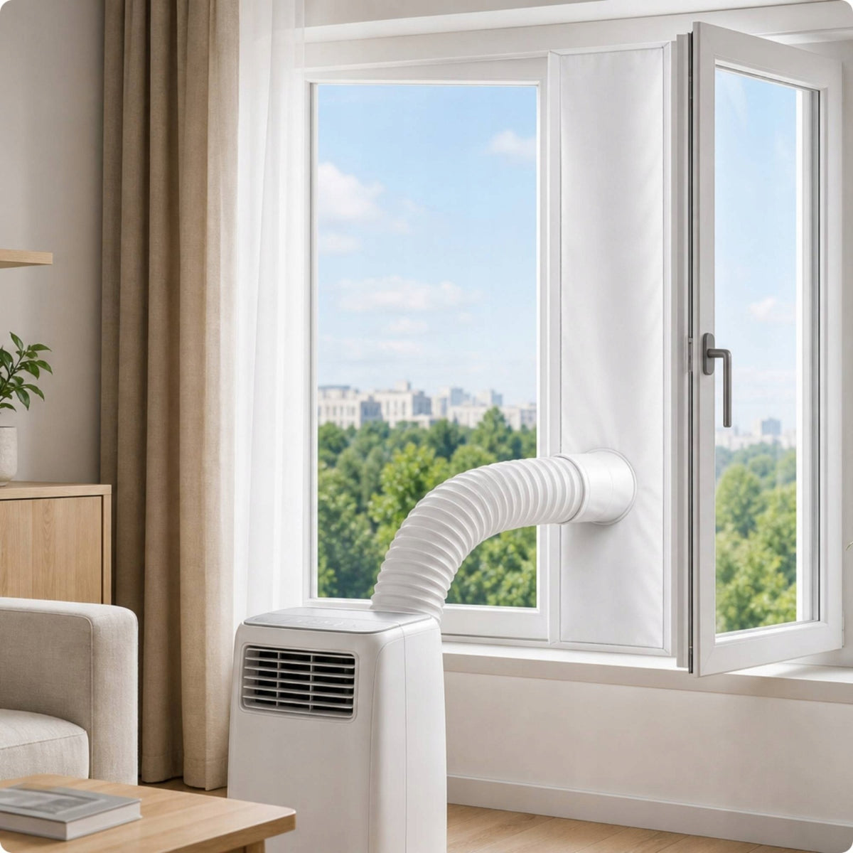 Portable Air Conditioner Window Kit Adjustable Portable Air Conditioning Medical device no