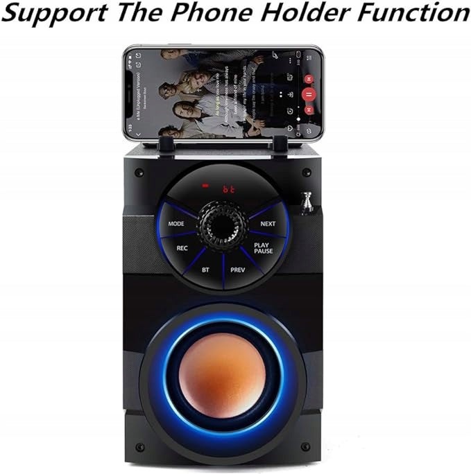 Portable Bluetooth Speaker with Subwoofer TAMPROAD S37 Led O55 Packaging status original