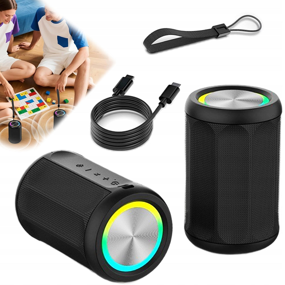 Portable Bluetooth speaker, audio player, RGB speaker, music box, obsł