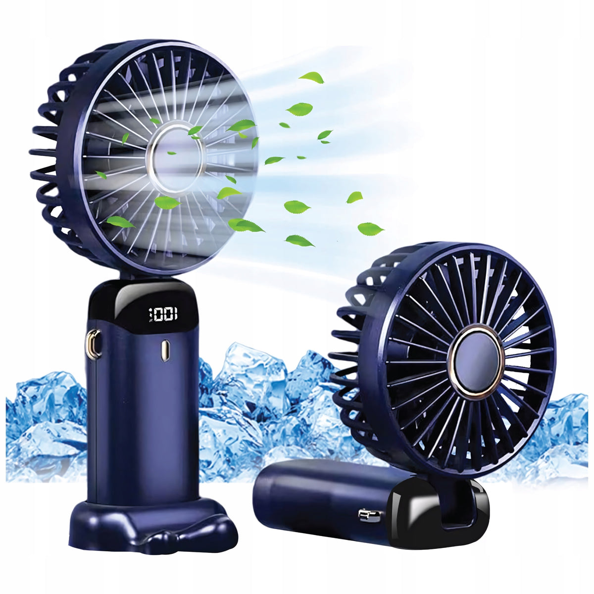 Portable Handheld Fan Mini USB Foldable Desk Fan 5000mAh