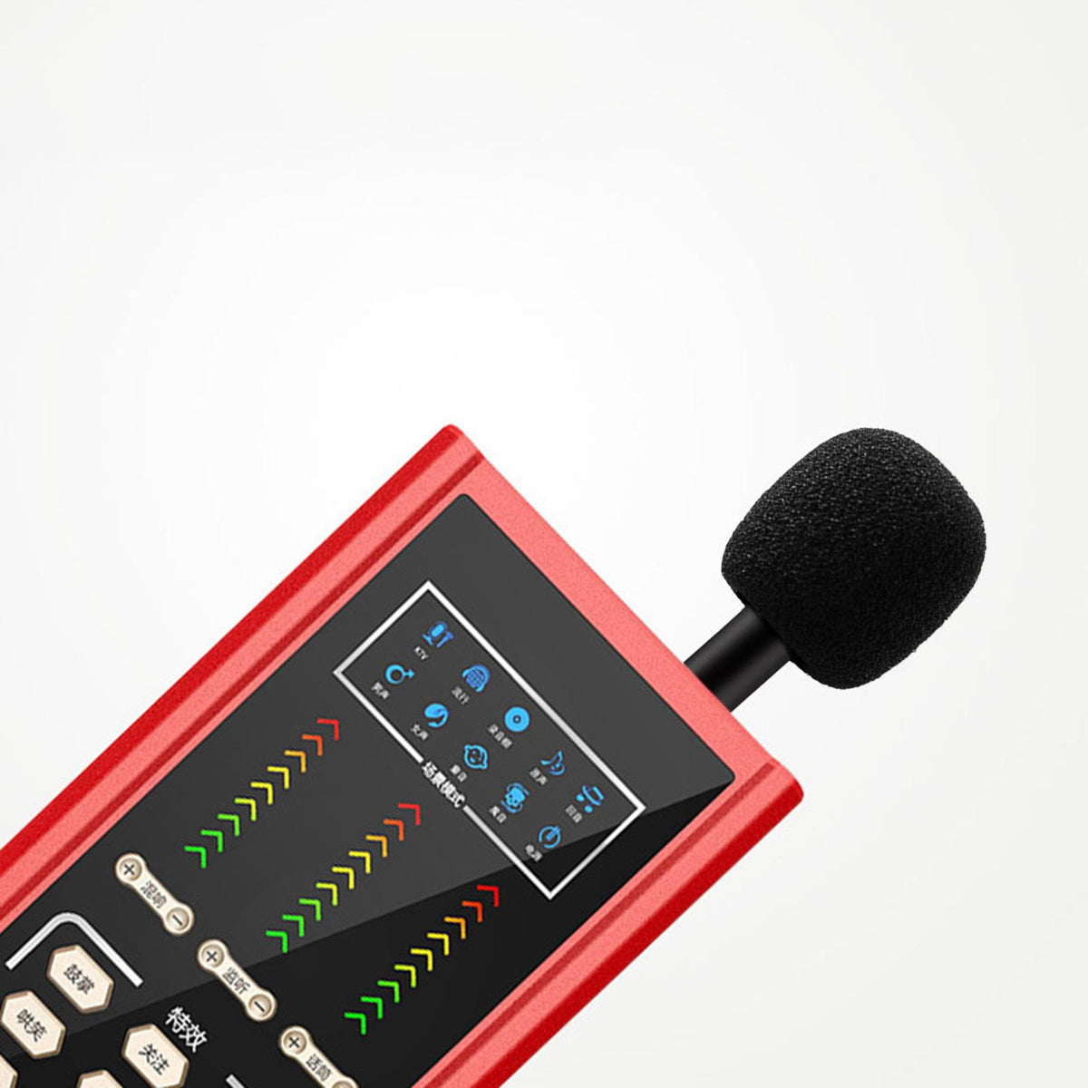Portable Mini Condenser Microphone Noise Reduction Mini Black Four Level