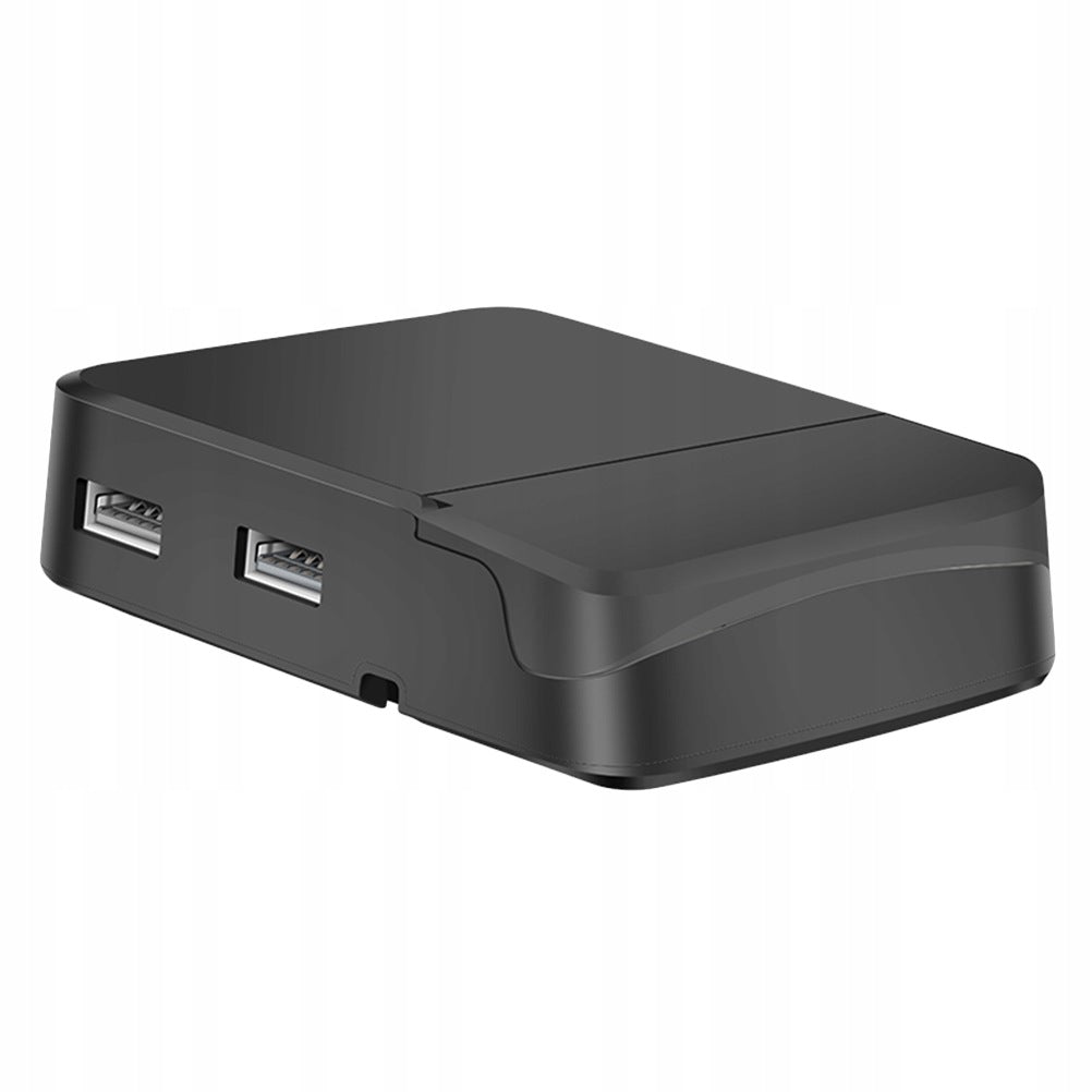 Portable USB-C Hub Adapter with Phone Stand and High-Speed Data Transfer