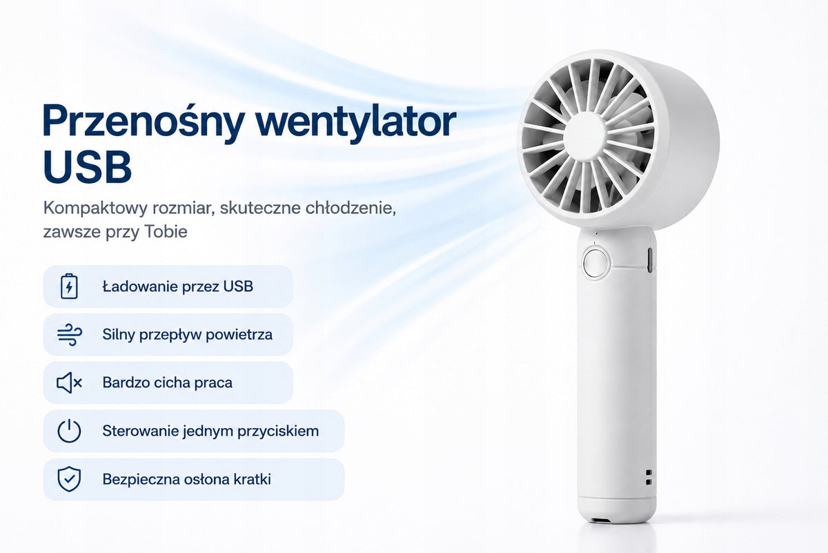 Portable USB Handheld Fan Packaging status original