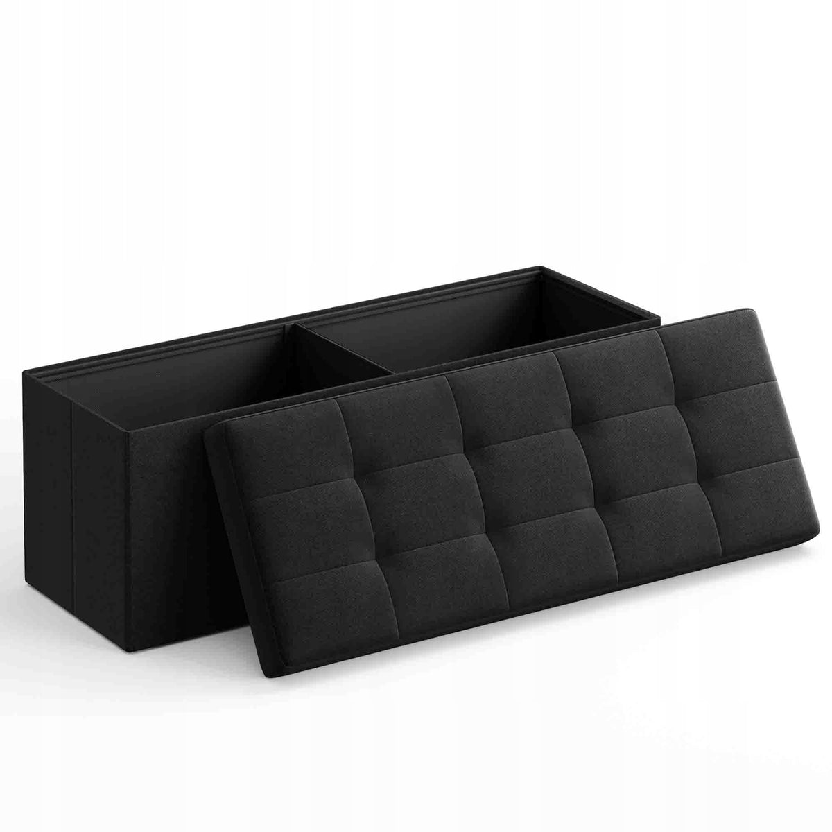Pouf with Storage Folding Box Container Bench EAN (GTIN) 5903332019090