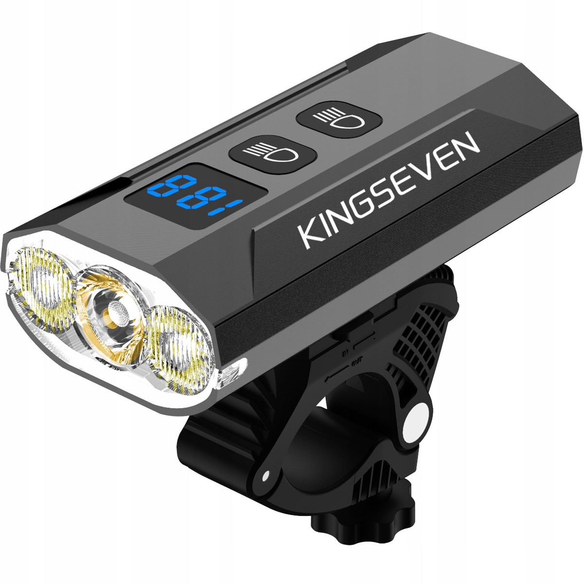 Powerful BICYCLE LIGHT LED light front + rear 1200lm flashlight 5200mAh BICYCLE Packaging status original