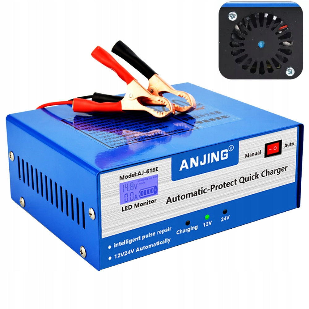 Powerful Smart Car Rectifier Battery Charger 24V 12V 10A