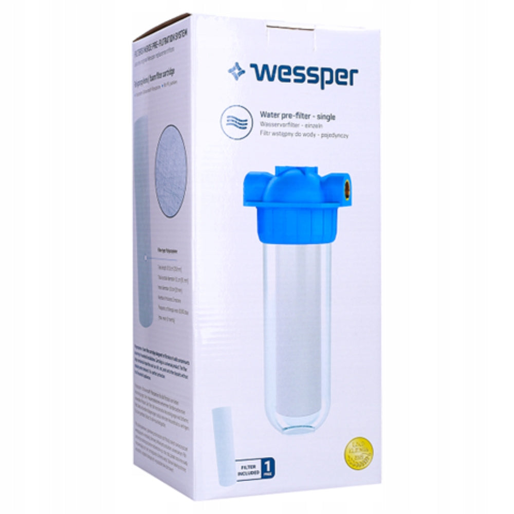 Pre-filter Wessper 3/4" + foam cartridge + key + handle