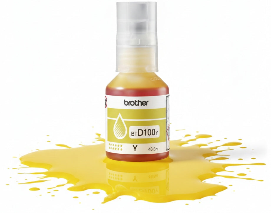 Printer ink Brother BTD100Y Yellow ink 5000 pg.