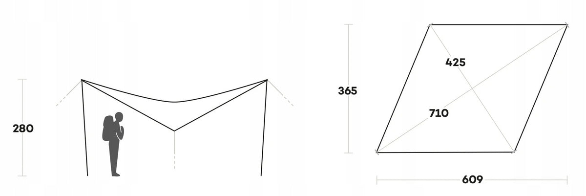 Přístřešek Ferrino Screen Tarp - Sand Manufacturer code 78249