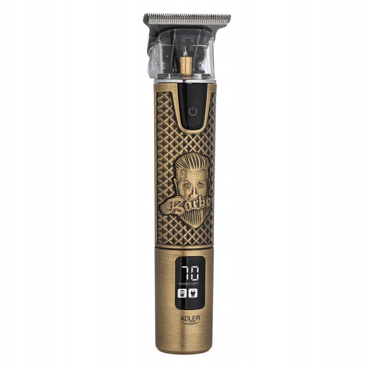 Professional Hair Trimmer and Beard Wireless Metal LED USB-C Packaging status original