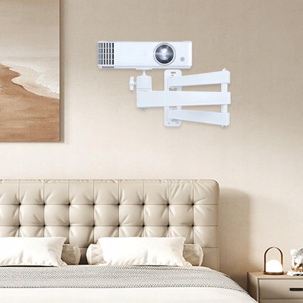Projector Wall Mount Bracket Projector Stand Metal Heavy Duty Adjustable L