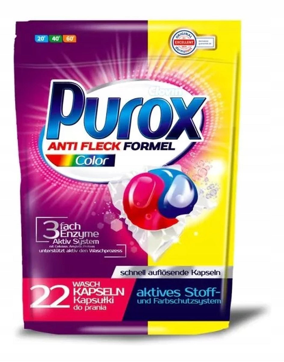 Purox Colour Washing Capsules 22pcs.