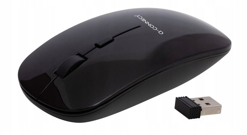 Q-CONNECT Wireless Computer Mouse 4-Button Black Manufacturer no brand