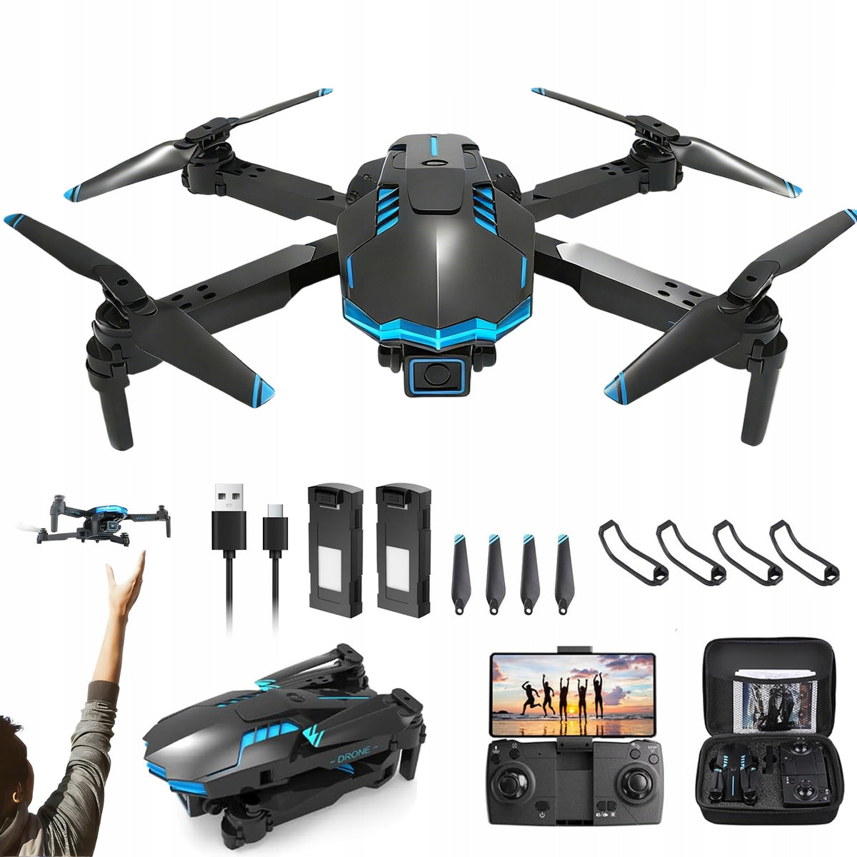 QUADCOPTER RC 1080P WIFI EDUCATIONAL TOY FOR KIDS