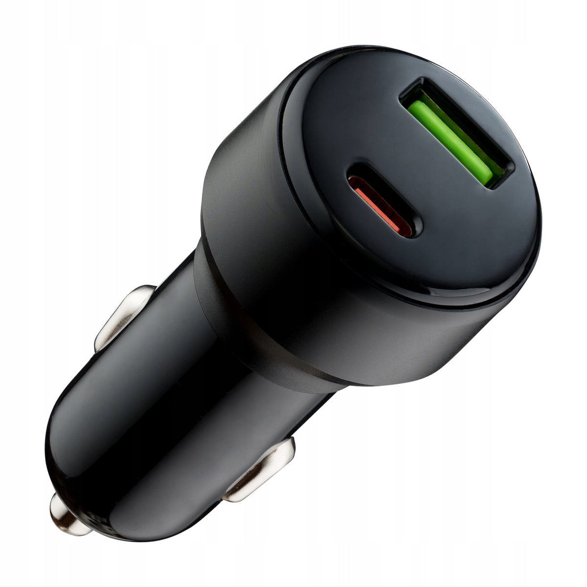QUALO car charger fast type C USB-C USB cigarette lighter socket