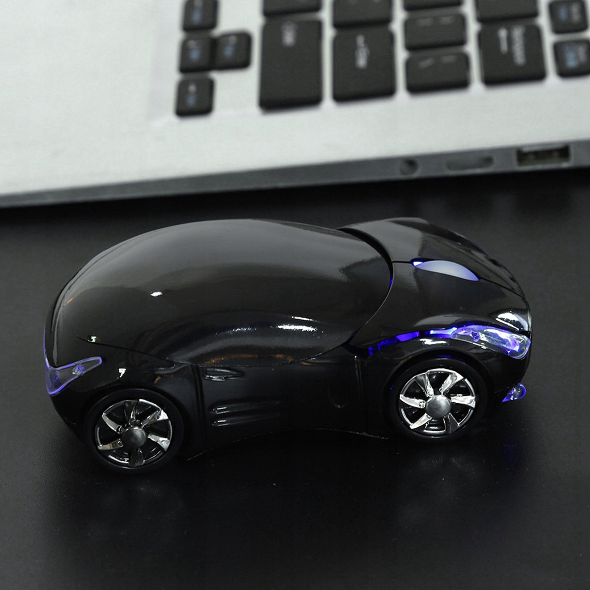 QUIET WIRELESS MOUSE FOR LAPTOP BACKLIT USB BLACK Manufacturer code fjptcyyy001