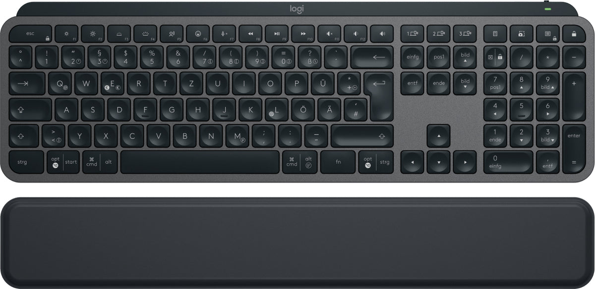 R9774 Logitech MX Keys S Plus Keyboard DE German key layout Packaging status original