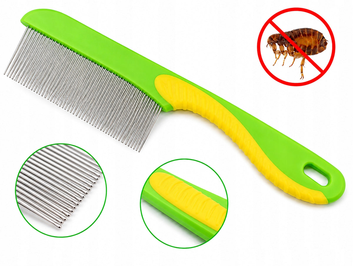 RABBIT CAT DOG COMB AGAINST FLEAS 3,5 cm FOR COMBING HAIR