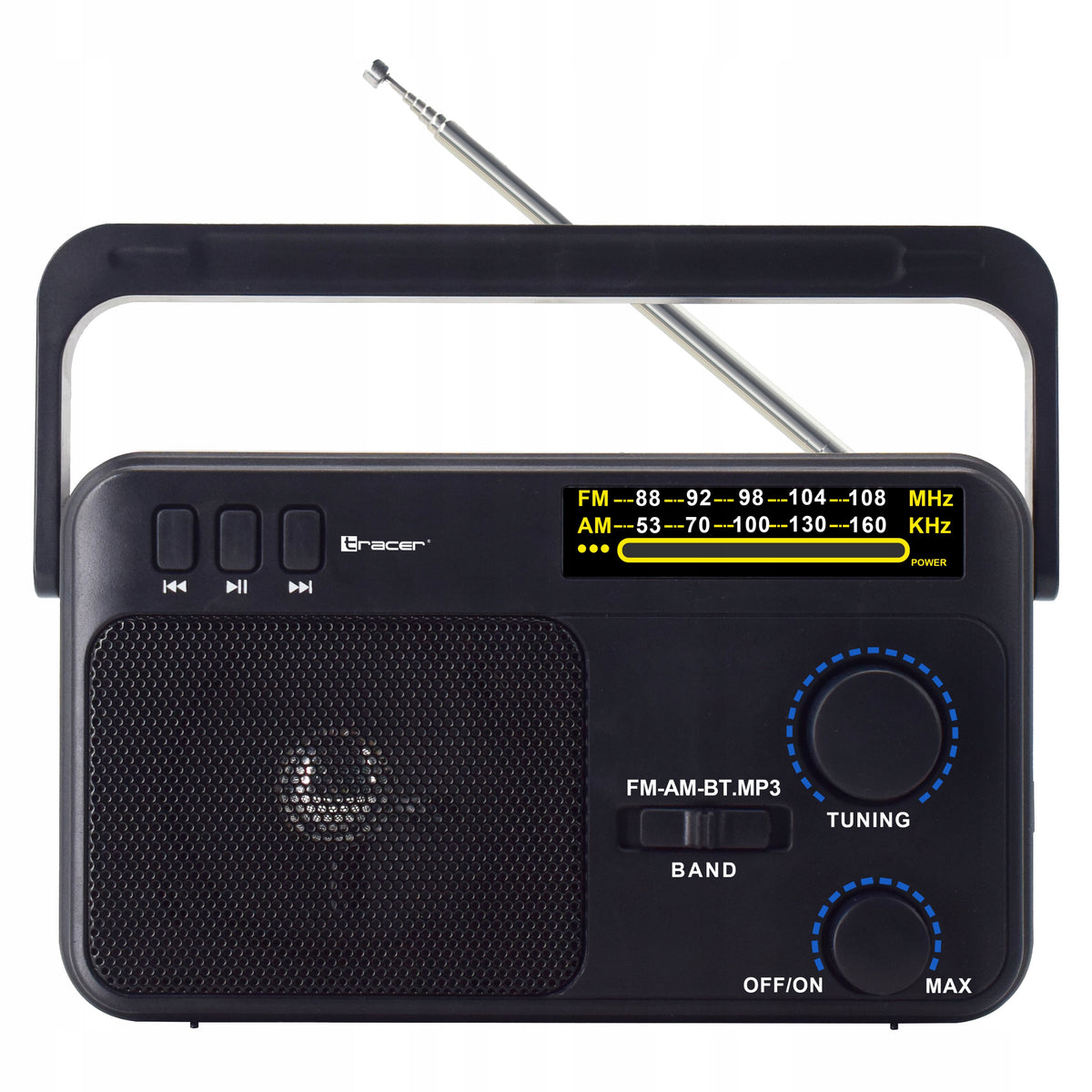 RADIO FM AM PORTABLE KITCHEN BLUETOOTH USB AUX MICRO SD NETWORK ANTENNA