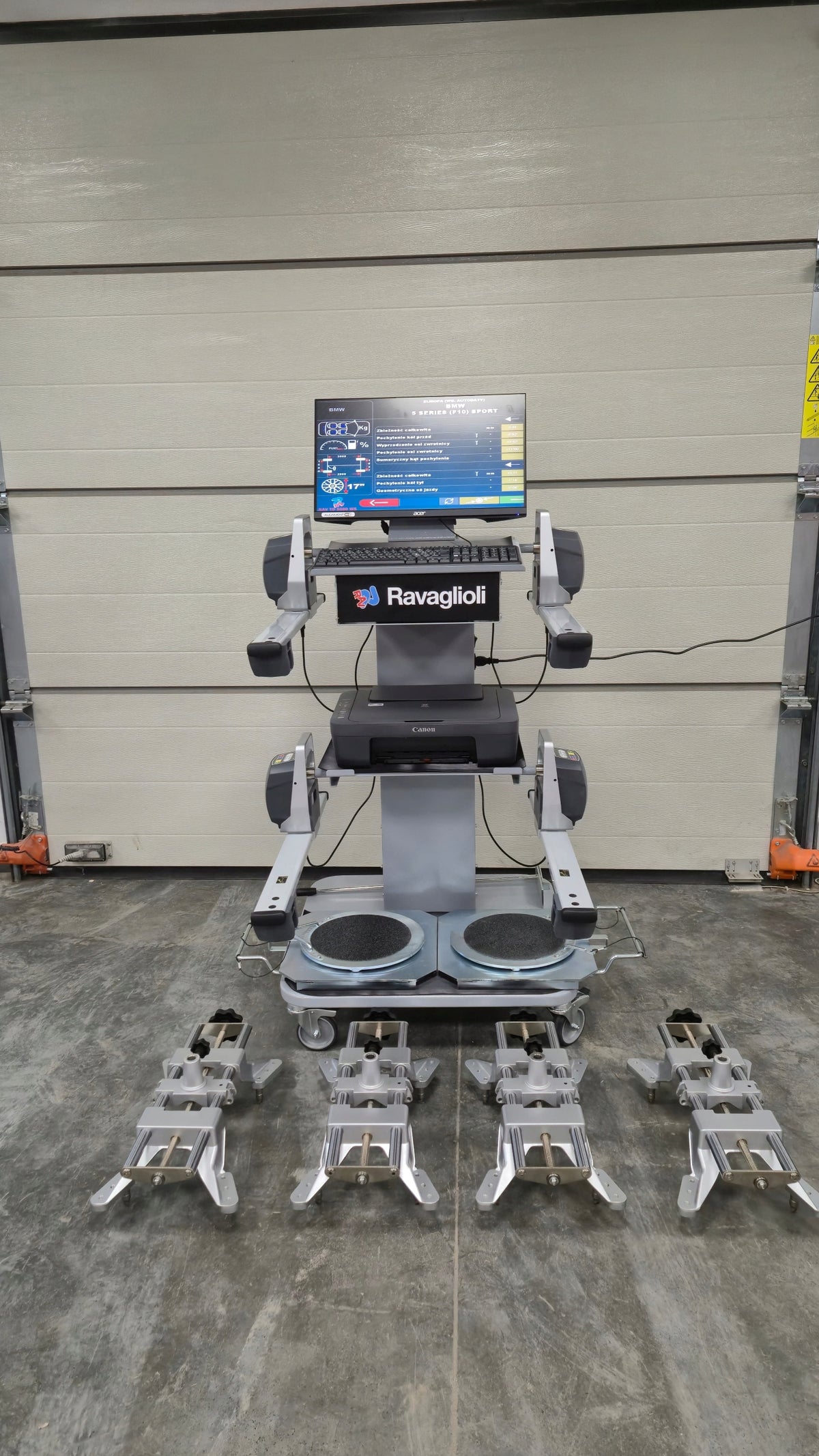 RAVAGLIOLI TD5080WS4 WHEEL GEOMETRY 8 CAMERAS CCD WIRELESS CONVERGENCE