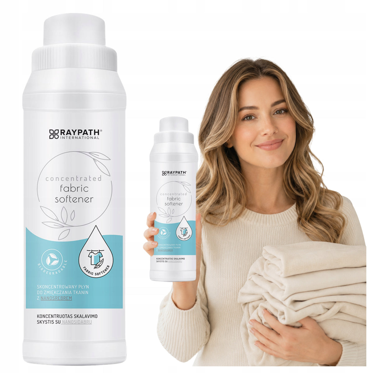 RAYPATH Fabric Softener Clothes Softener 500ml Microsilver